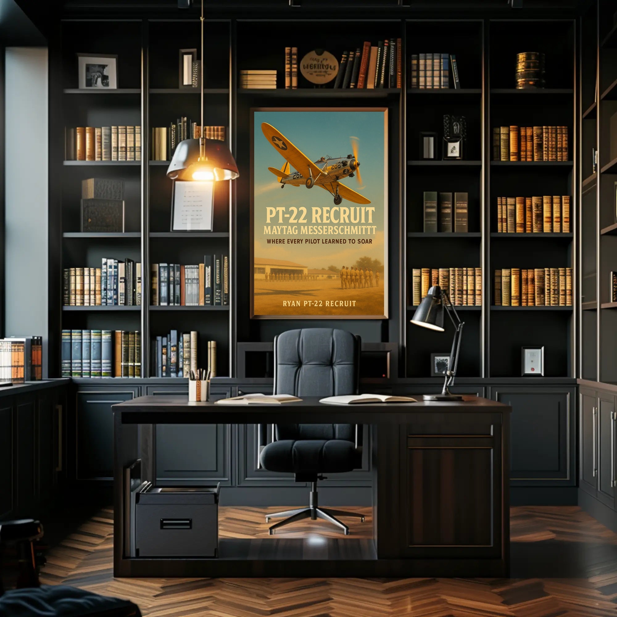 Ryan PT-22 Historic Aircraft WWII Poster