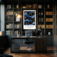 William Morris Cotton Prints Exhibition Poster