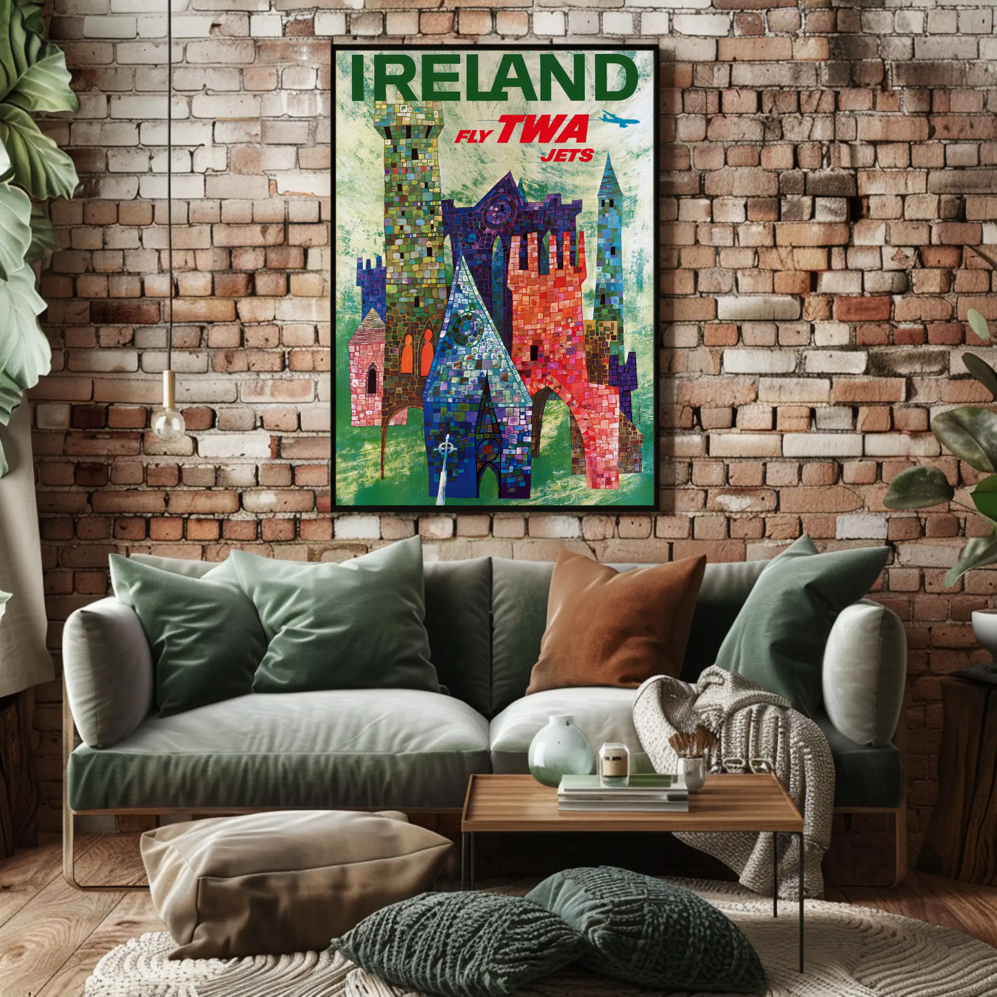 Ireland TWA Travel Poster