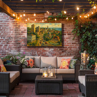 Monrovia Cityscape Vibrant Wanderlust Photography Poster