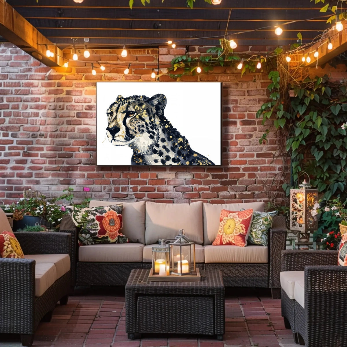 Majestic Cheetah Art Poster