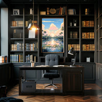 Serene Everglades Sunrise Tranquility National Park Poster