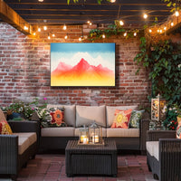 Vibrant Peaks Poster