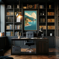 Tranquil Coastal Lighthouse Poster