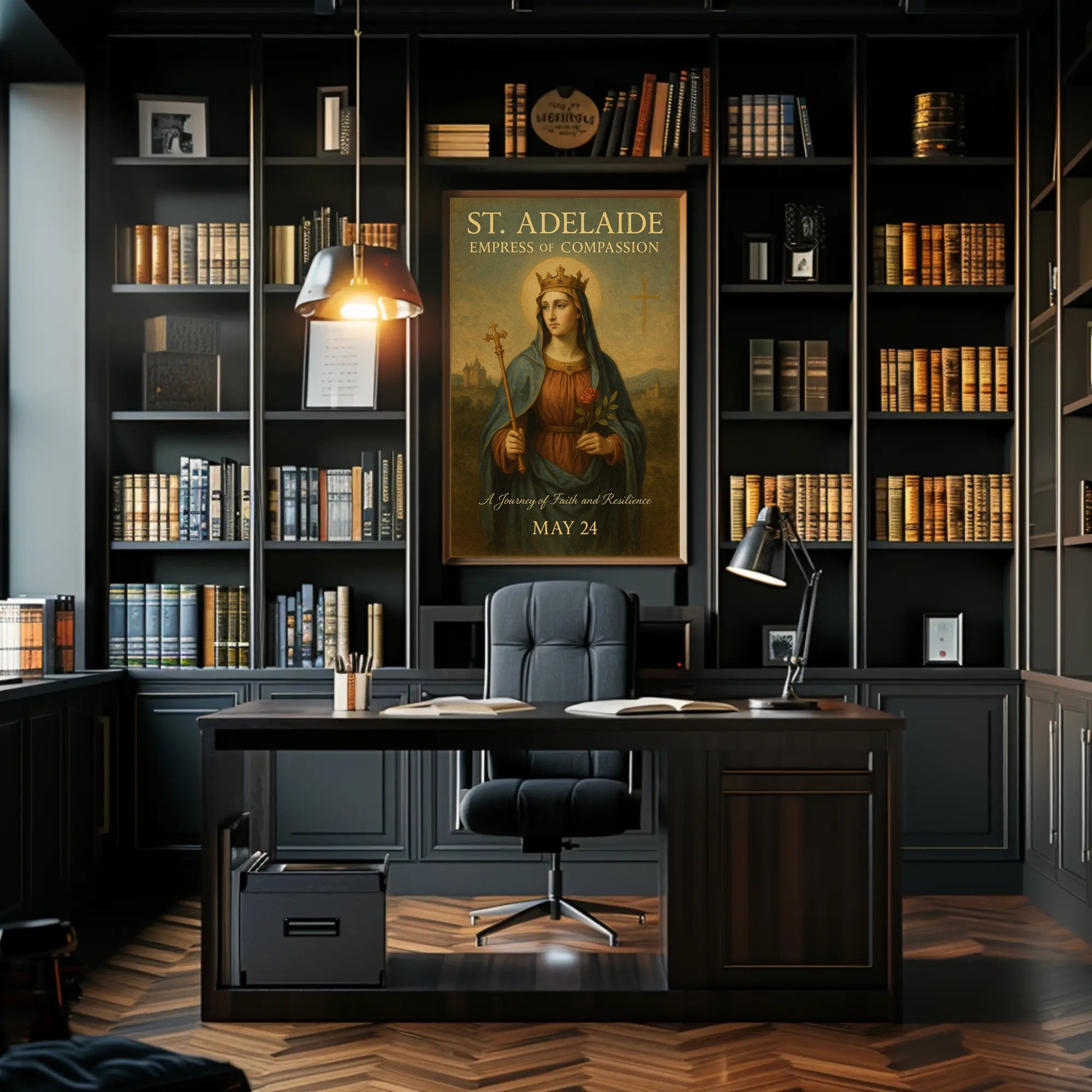 St. Adelaide Empress of Compassion Poster PosterGoat