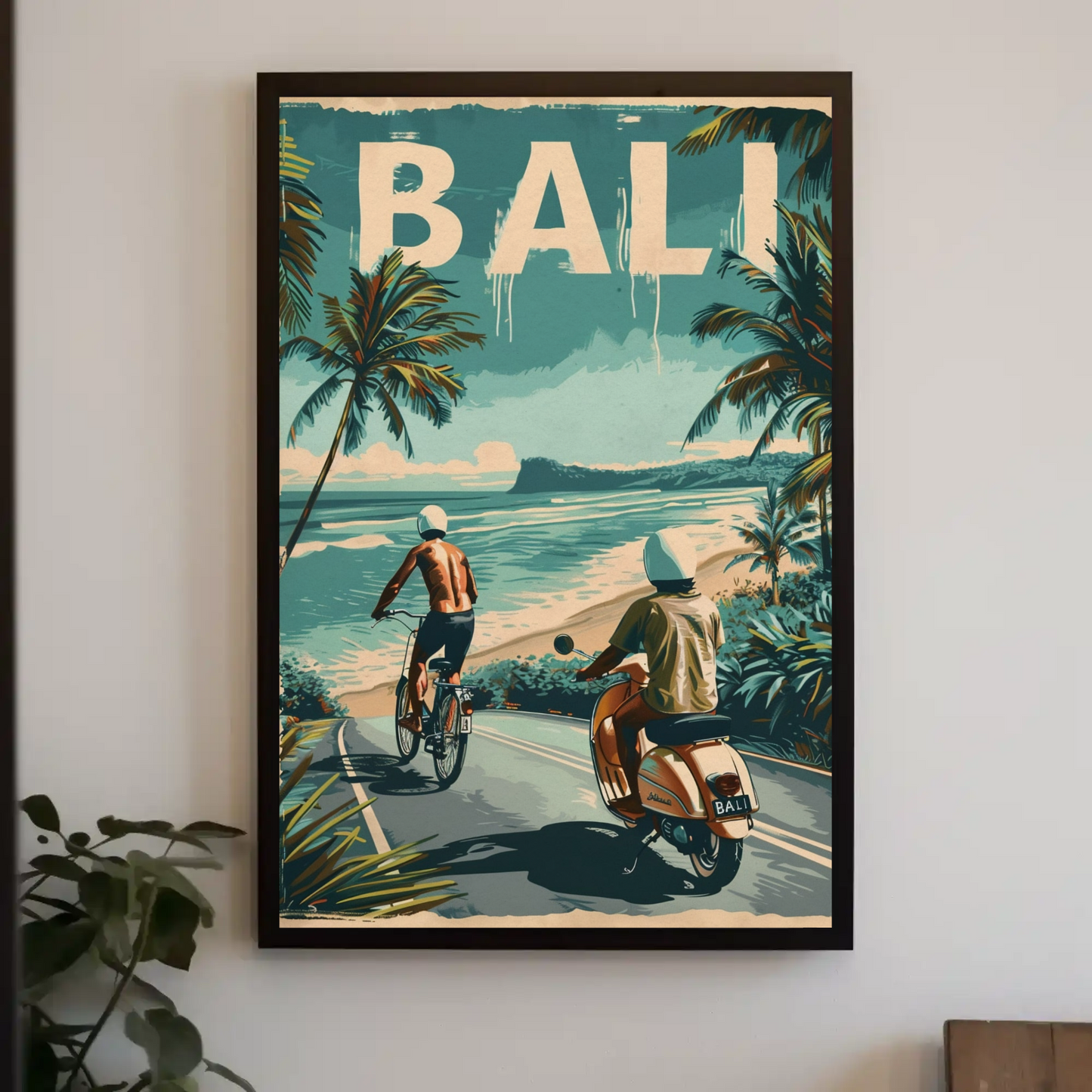 Bali Vintage Poster