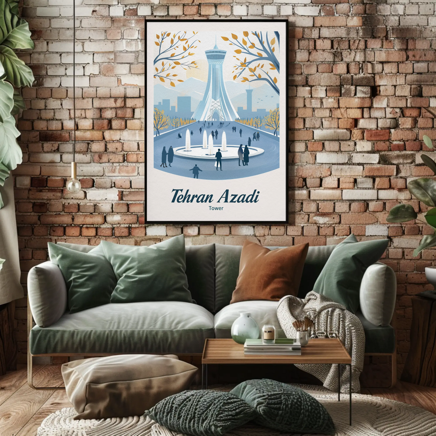 Tehran Azadi Tower Poster