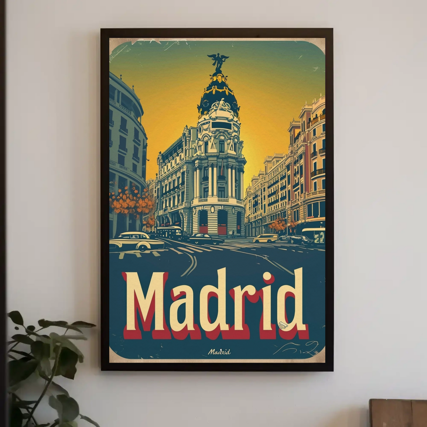 Madrid Vintage Poster