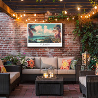 Stunning St. Barth Coastal Escape Travel Poster