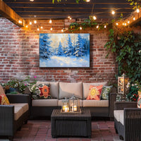 Winter's Tranquil Palette Poster