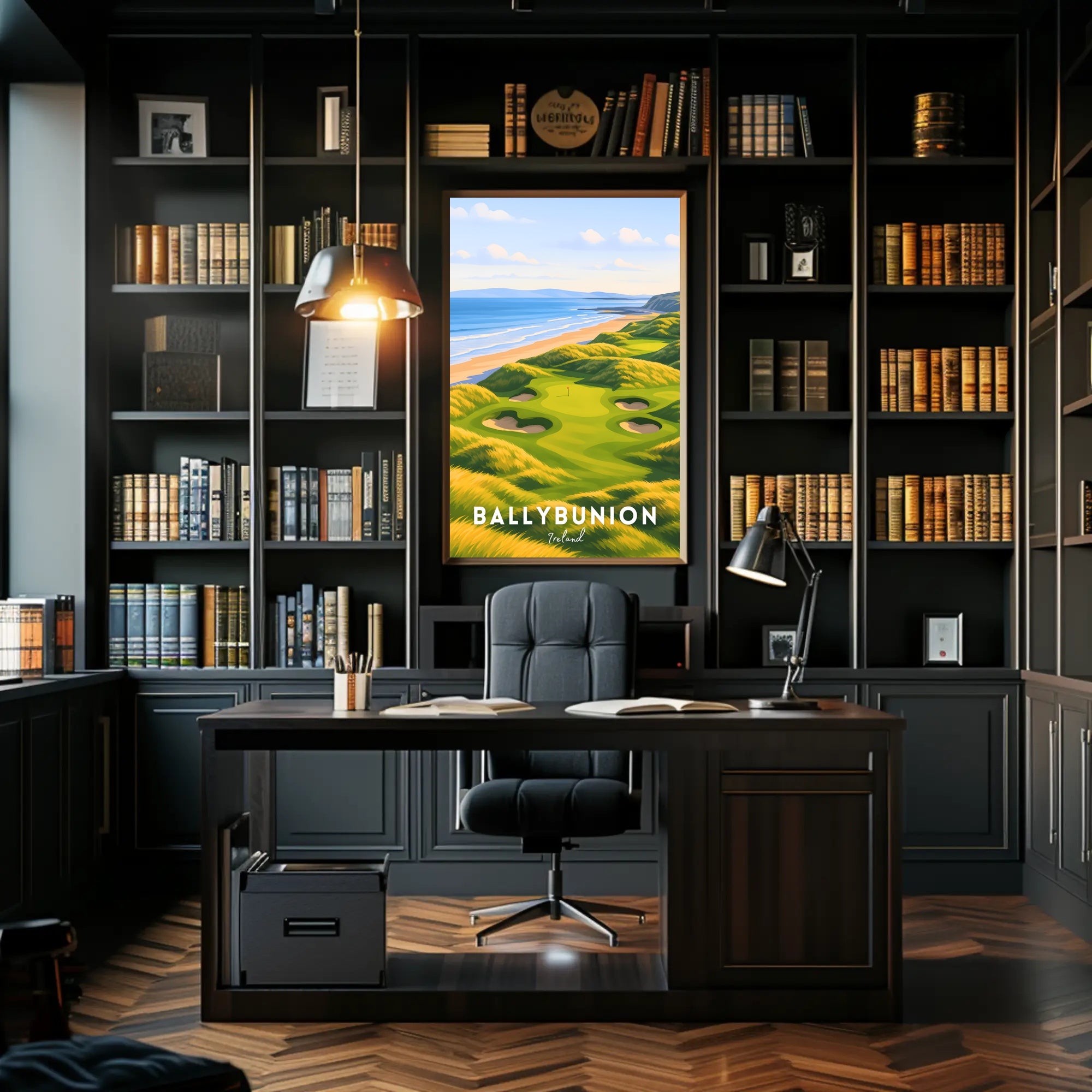 Ballybunion Coastal Golf Course Scenic Travel Poster