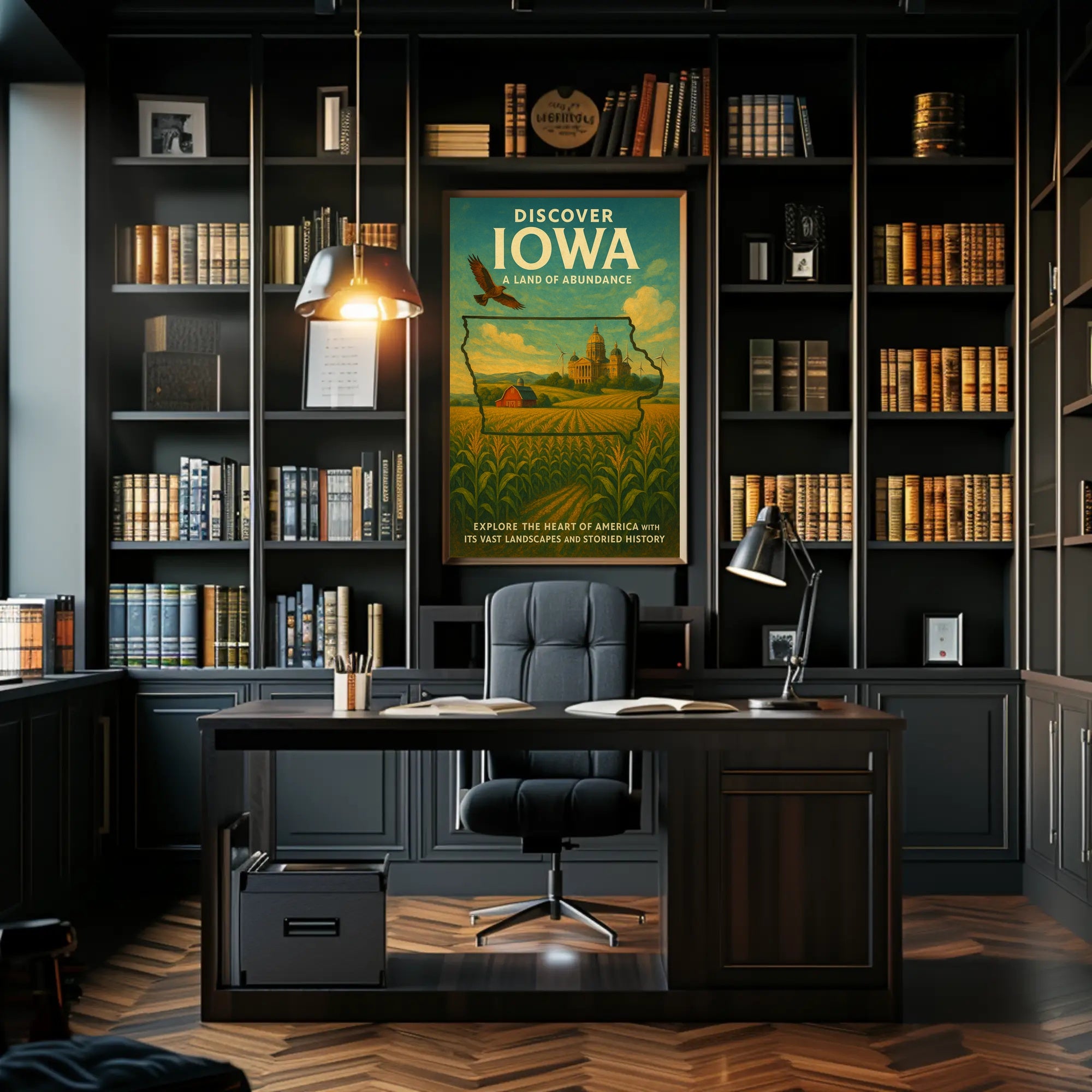 Discover Iowa A Land Of Abundance Poster