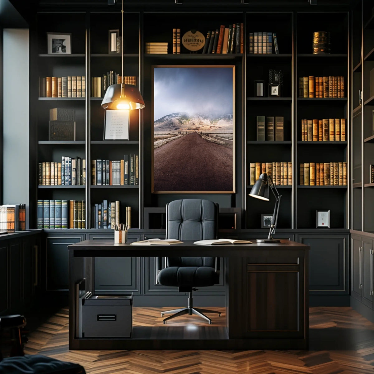 Journey Through The Misty Mountains Poster