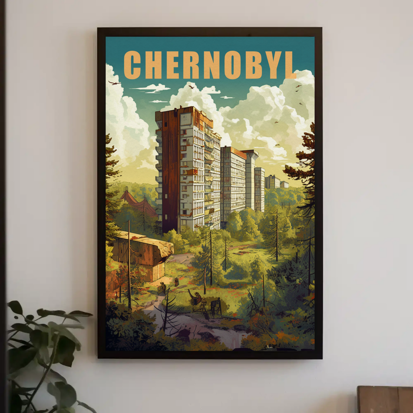 Chernobyl Vintage Travel Poster
