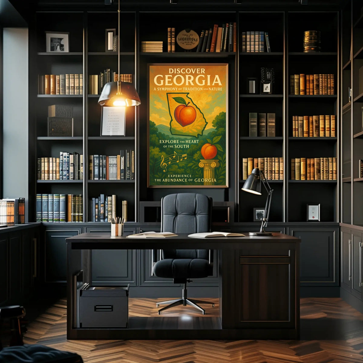 Discover Georgia A Symphony Of Poster
