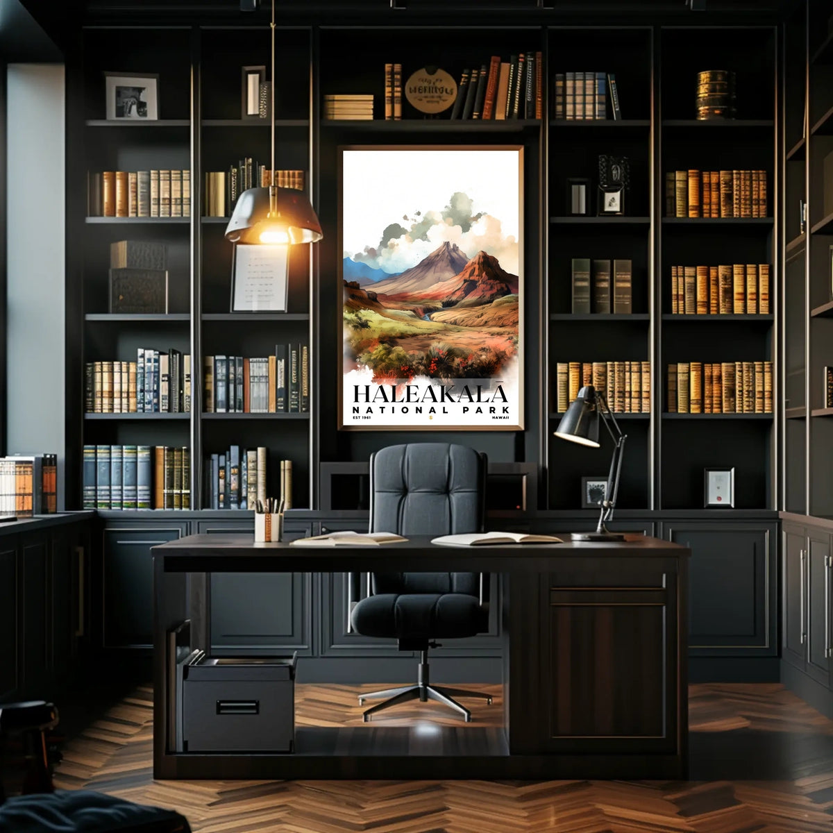 Haleakala? Watercolor Wall Art Poster