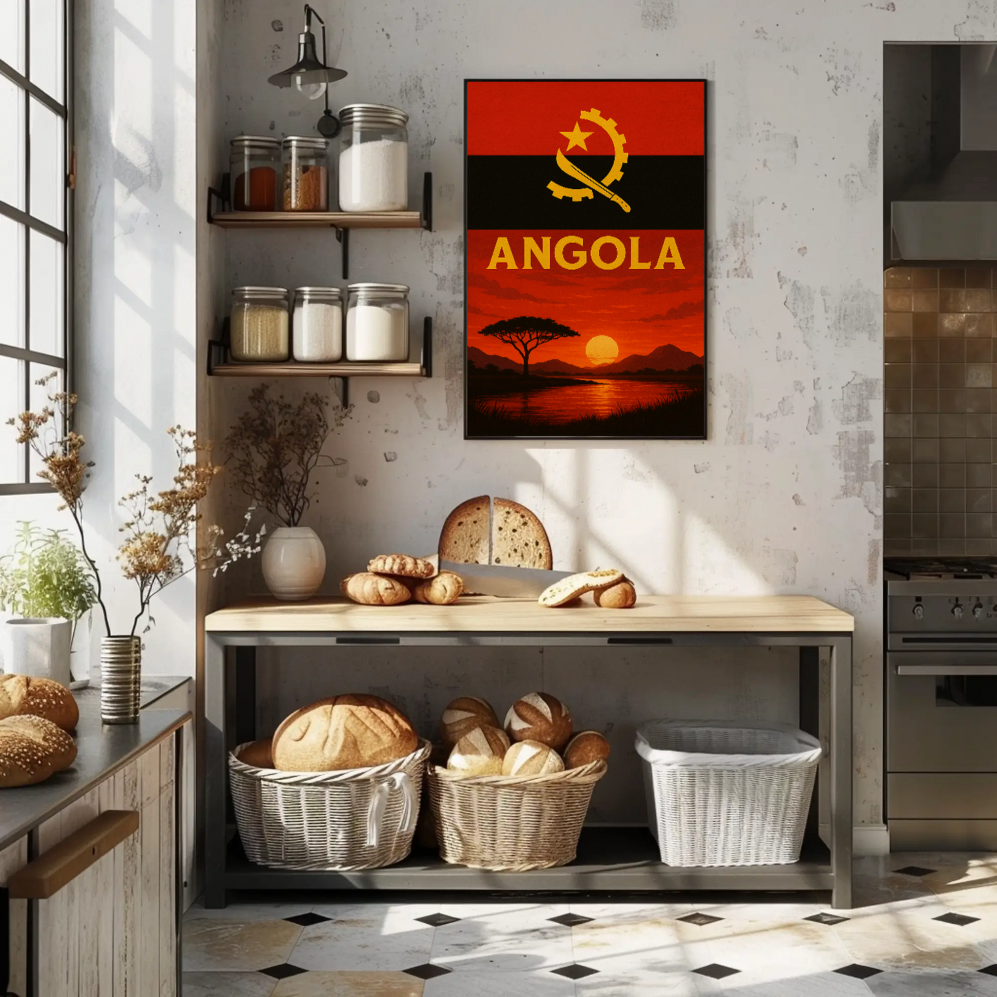 Angola Cultural Revolution Pride Heritage Poster