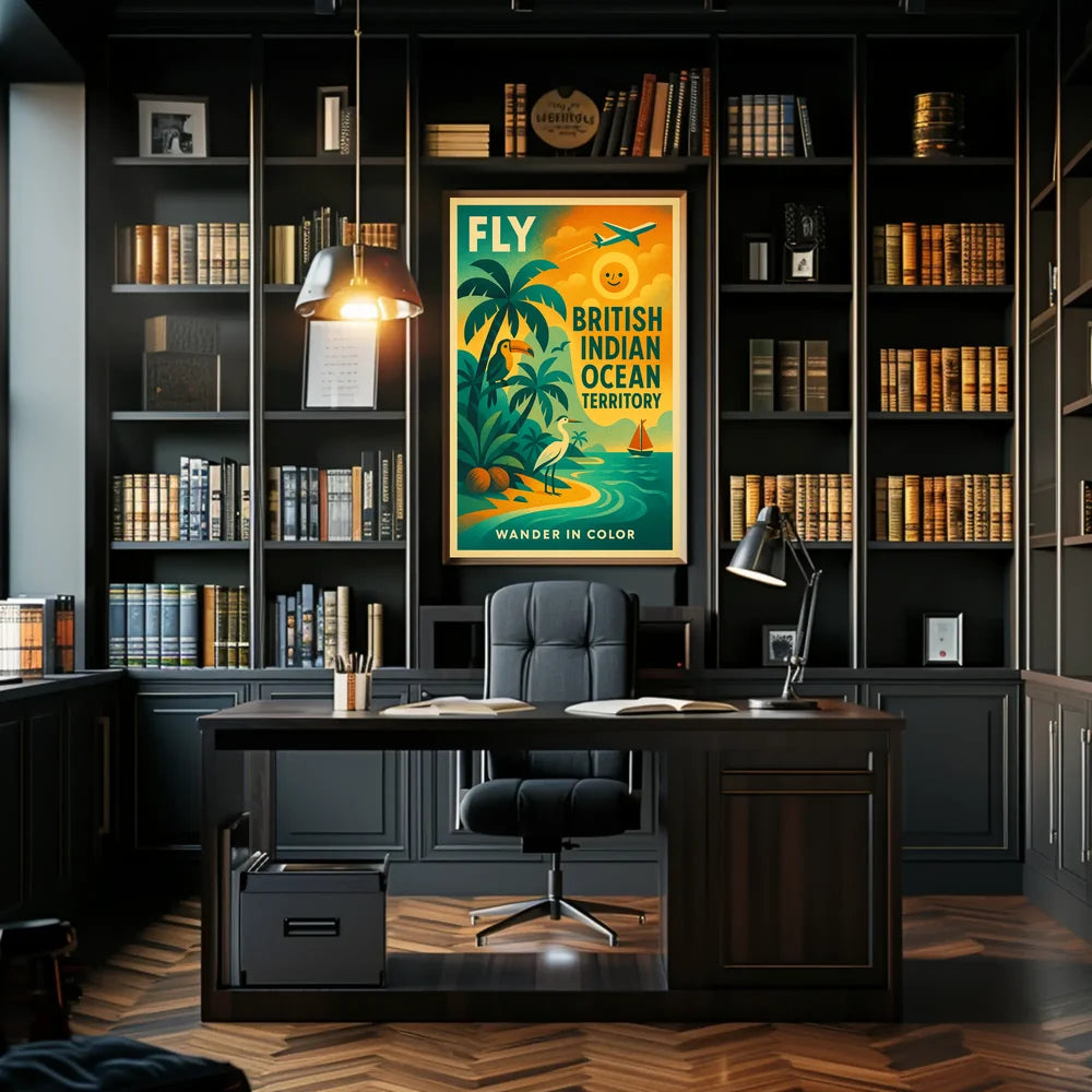 Wander in Color British Indian Ocean Territory Travel Poster PosterGoat