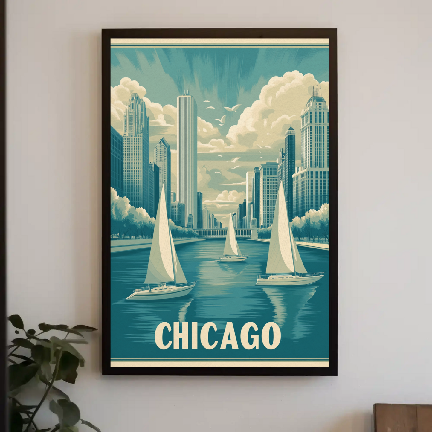 Chicago Vintage Poster