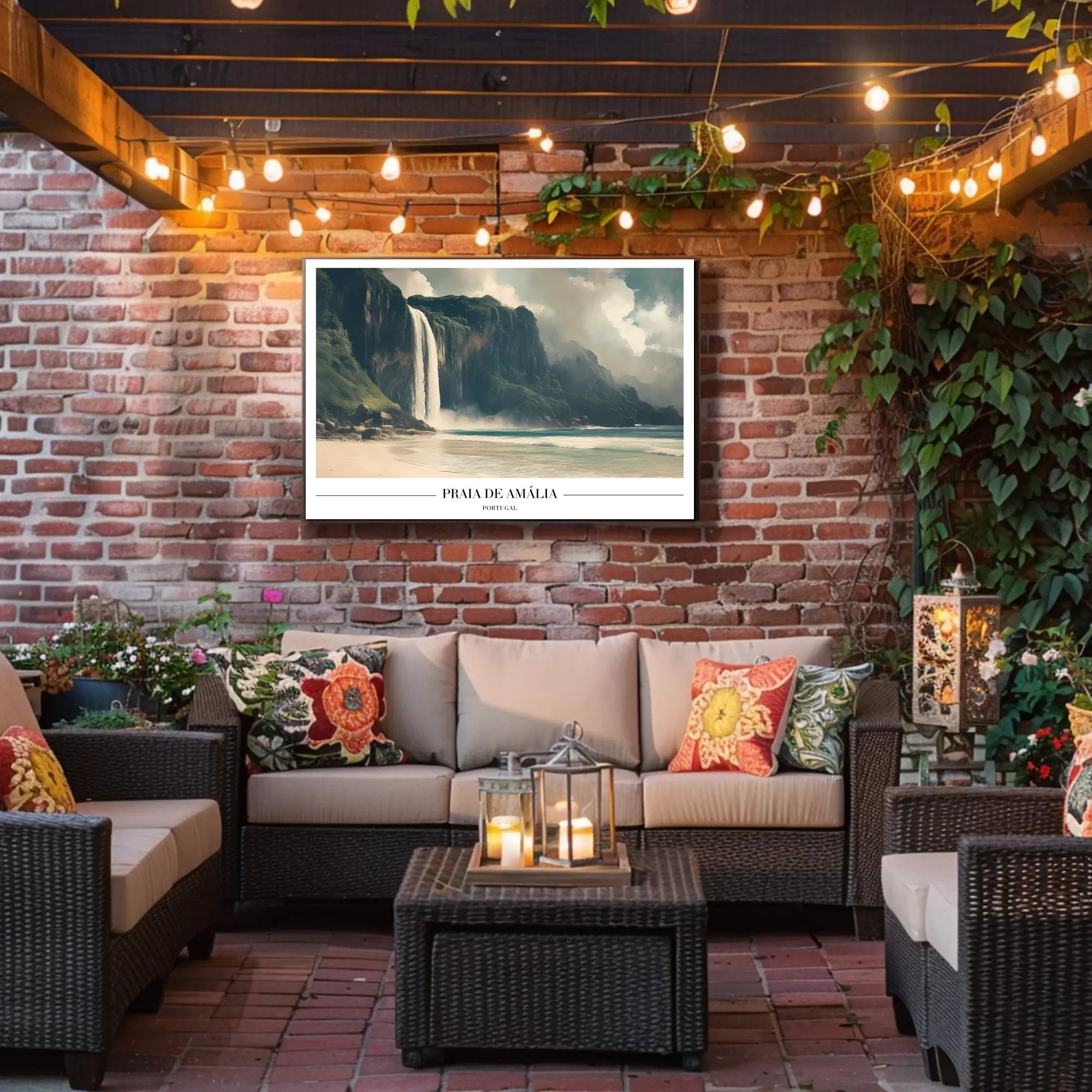 Serene Portugal Coastal Escape Travel Poster