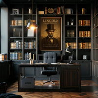 Abraham Lincoln Legacy in Photorealism Poster PosterGoat