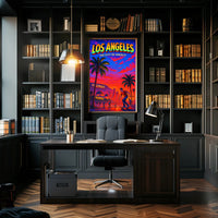 Los Angeles The City of Angels Poster PosterGoat