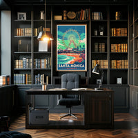 Santa Monica Vibes Poster