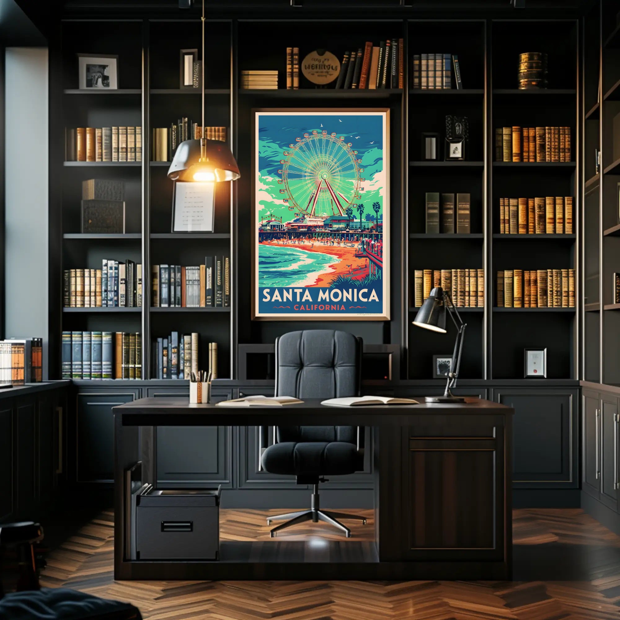 Santa Monica Vibes Poster