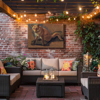 Majestic Fox Painting in Classic Animal Poster