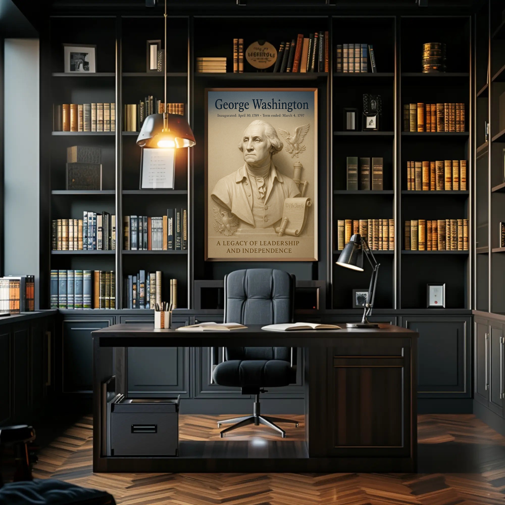 George Washington 1st President Poster PosterGoat