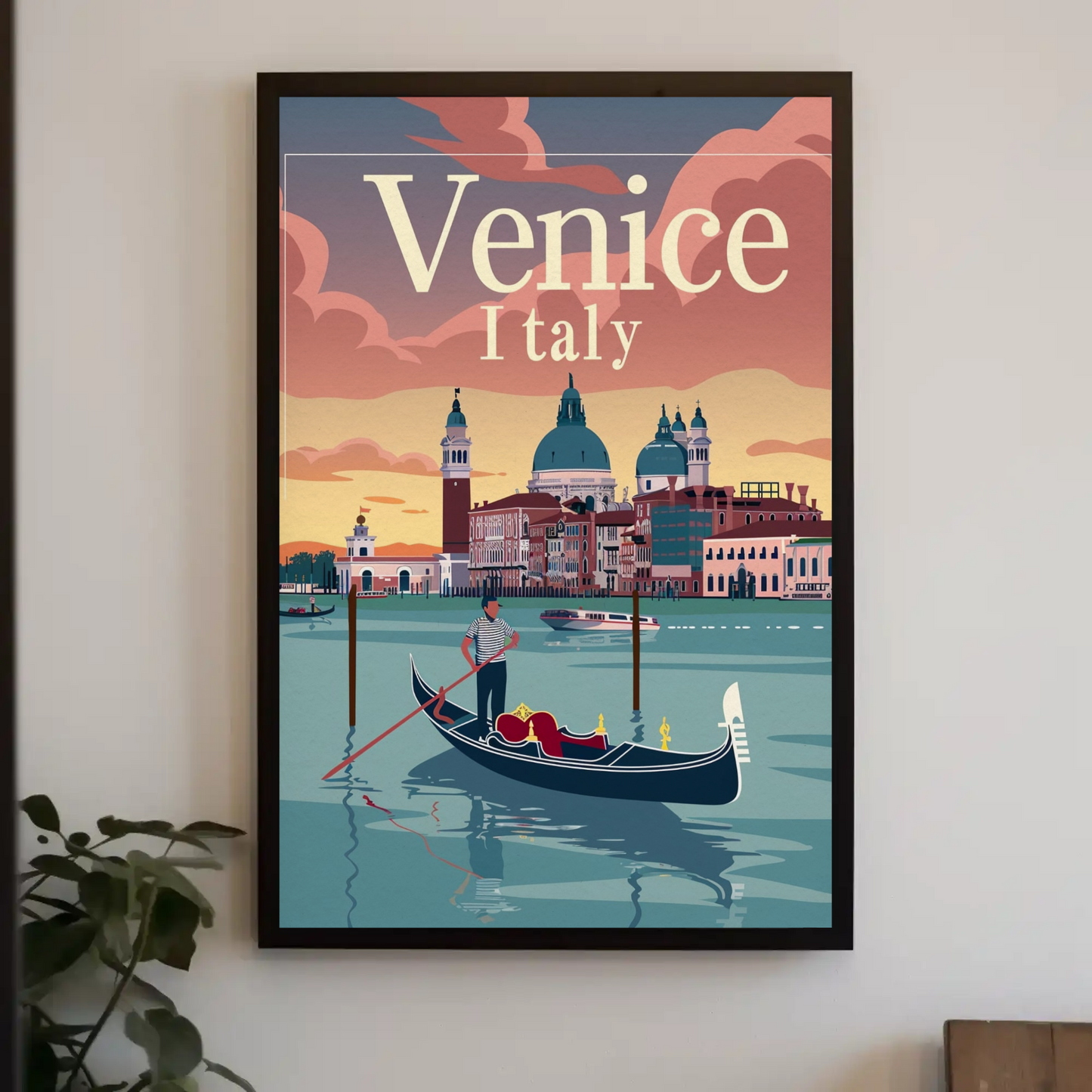 Venice Italy Vintage Poster