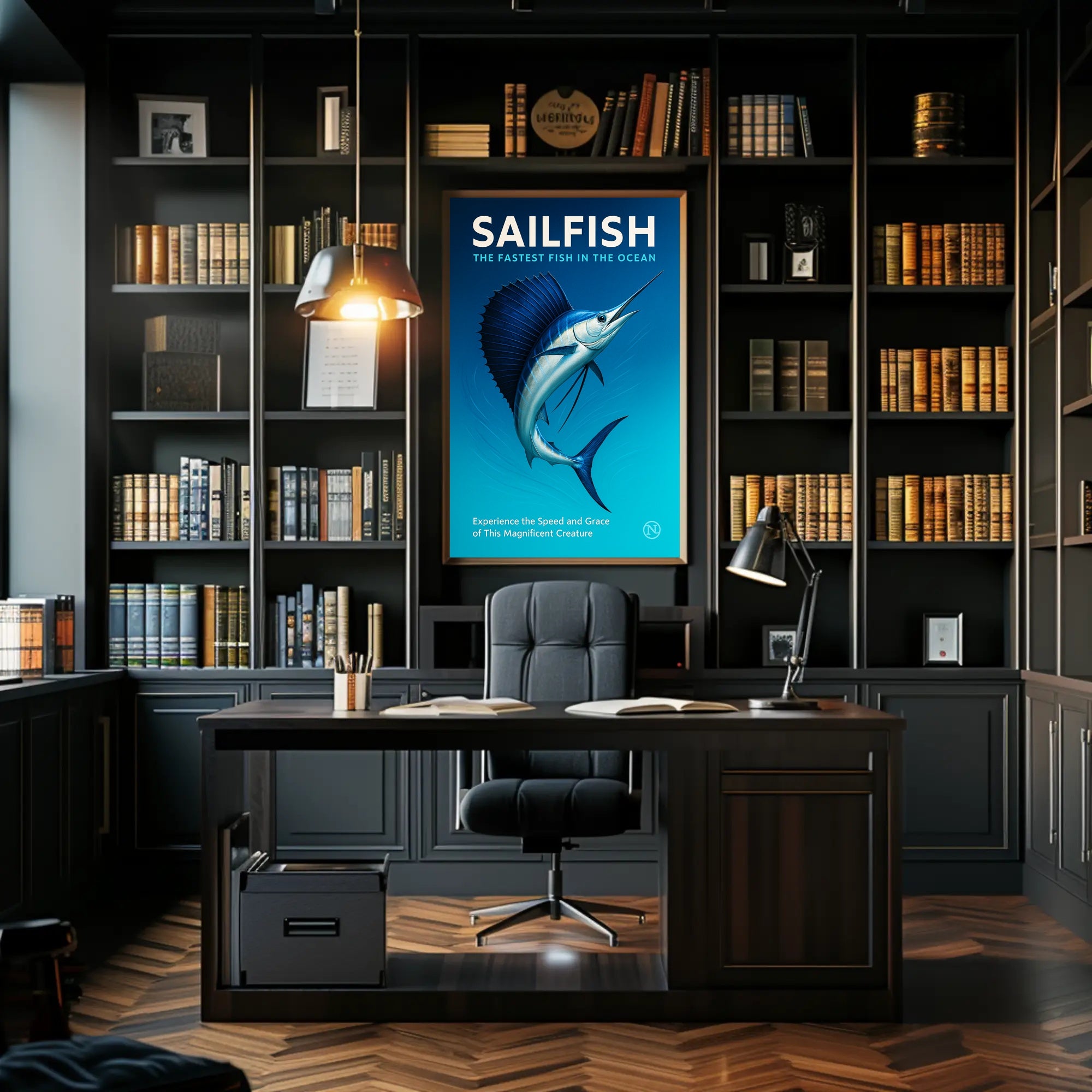 Sailfish The Fastest Fish in the Ocean Poster PosterGoat