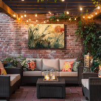 Roadrunner in Serene Watercolor Landscape Poster