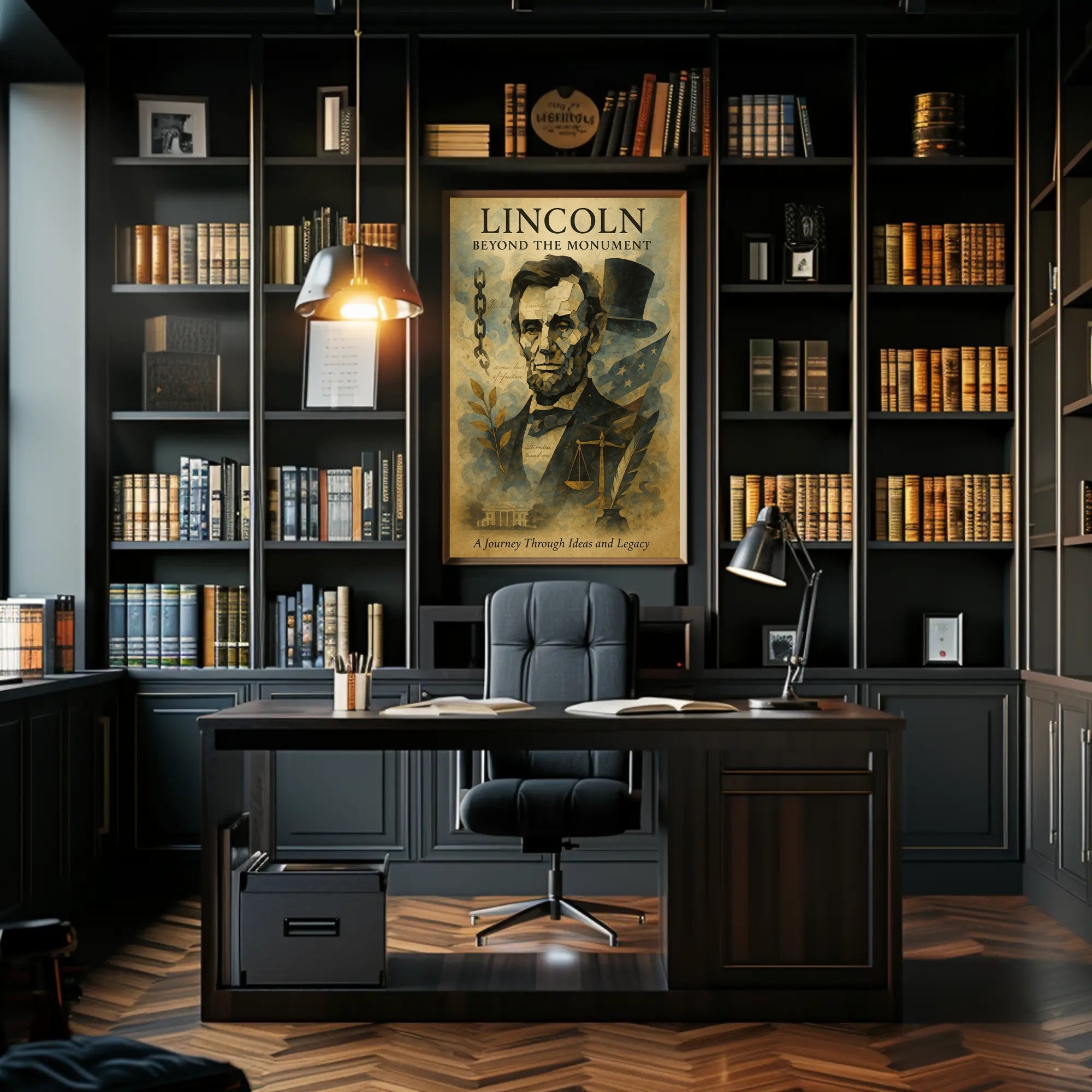 Abraham Lincoln Beyond the Monument Poster PosterGoat