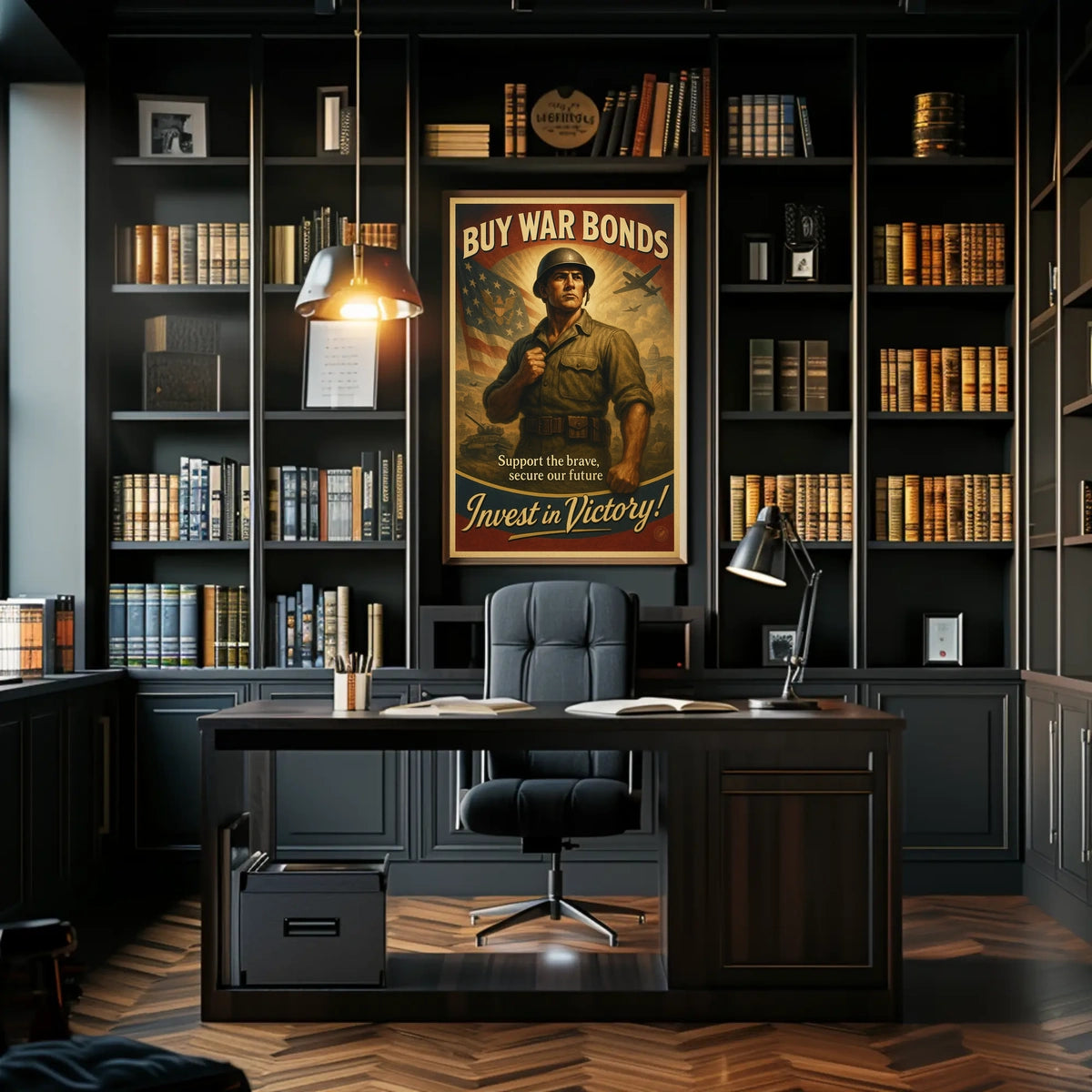 Invest in Victory War Bonds Poster