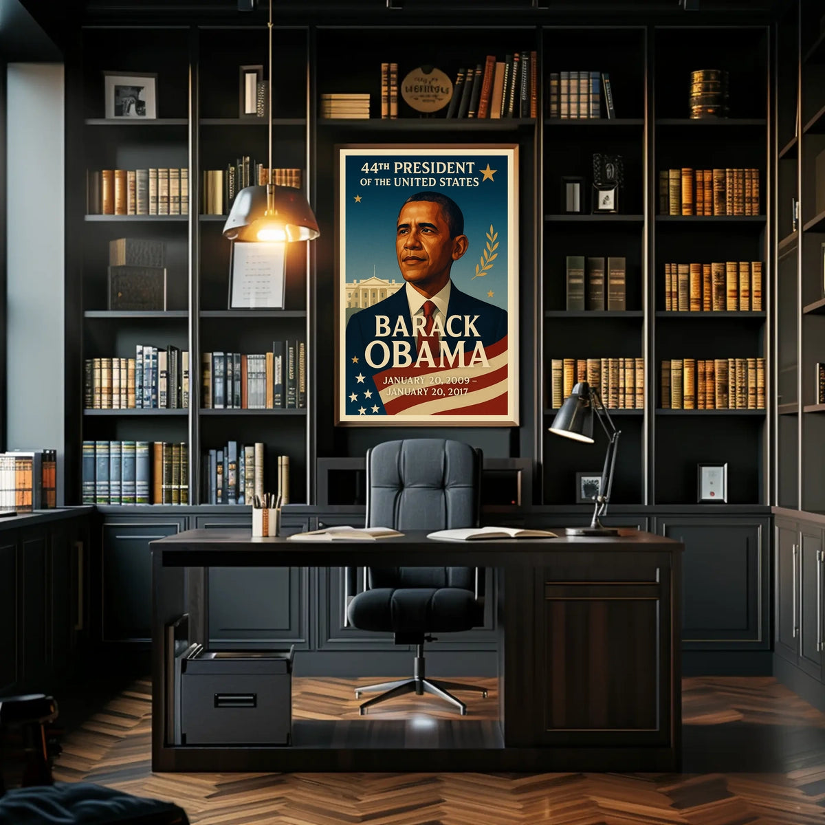 Obama Presidency Inspirational Leadership Historical or Presidential Poster