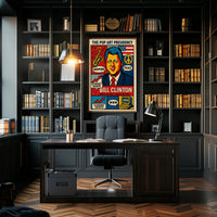 Bill Clinton The Pop Art Presidency Poster