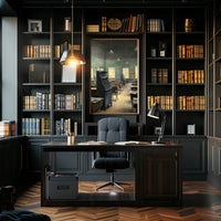 Vintage Classroom Scene Poster