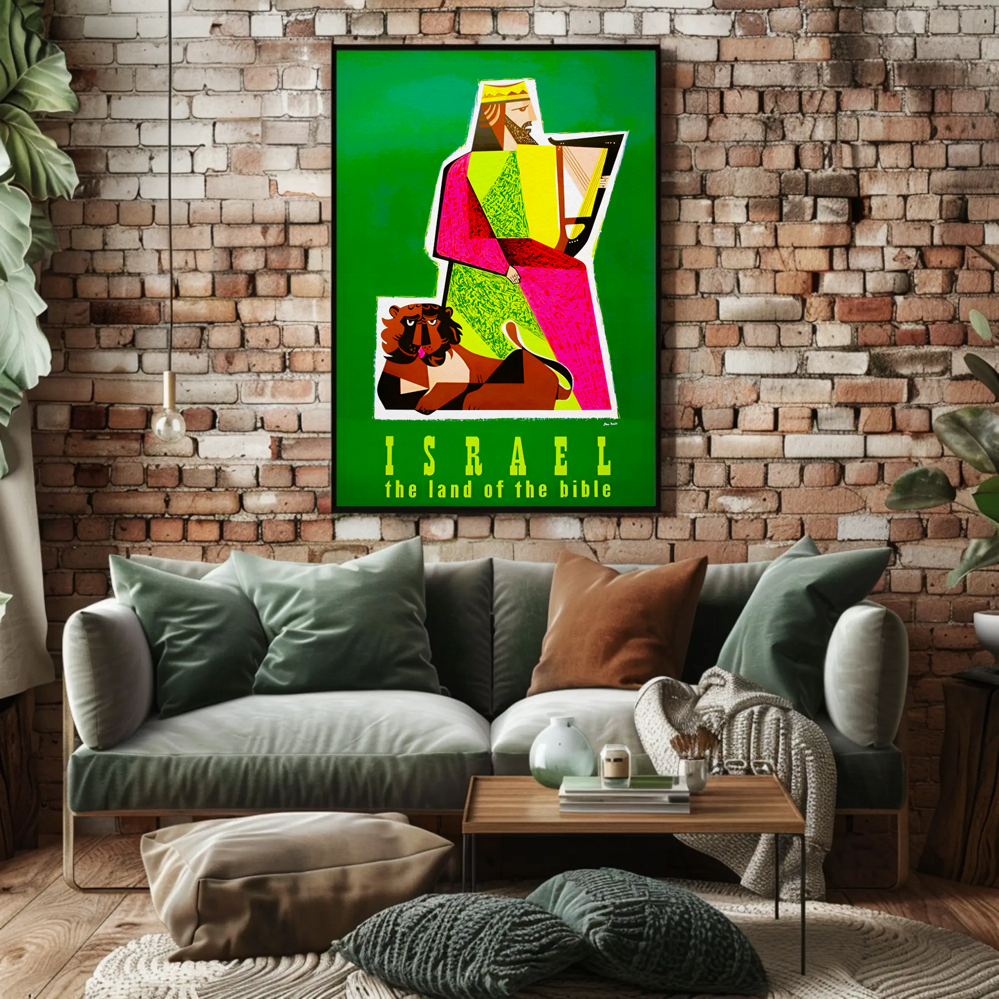 Israel – The Land of the Bible (1955) Vintage Travel Poster