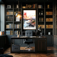 Hawai‘i Volcanoes Watercolor Wall Art Poster