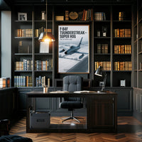 F-84F Thunderstreak The Jet with a Jolt Poster PosterGoat