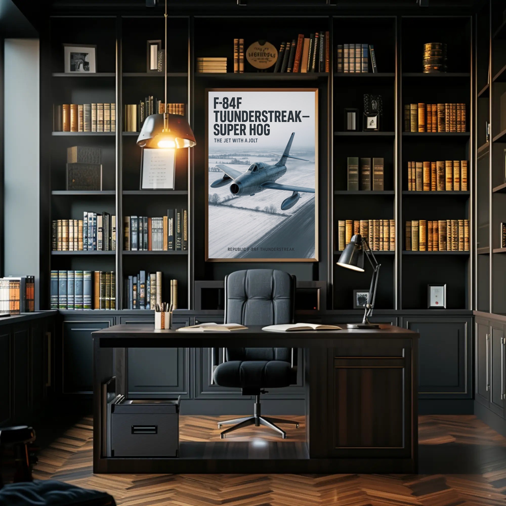 F-84F Thunderstreak The Jet with a Jolt Poster PosterGoat