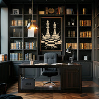 Chess Battle In Motion Poster