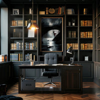 Haunting Surrealism Landscape Bridge Artistic Poster PosterGoat