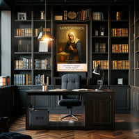 Saint Monica  Patron of Mothers and Wives Poster PosterGoat