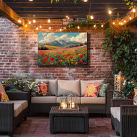 Serene Mountain Meadow Poster