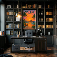 Naples, Florida A Paradise of Sunsets and Serenity Poster