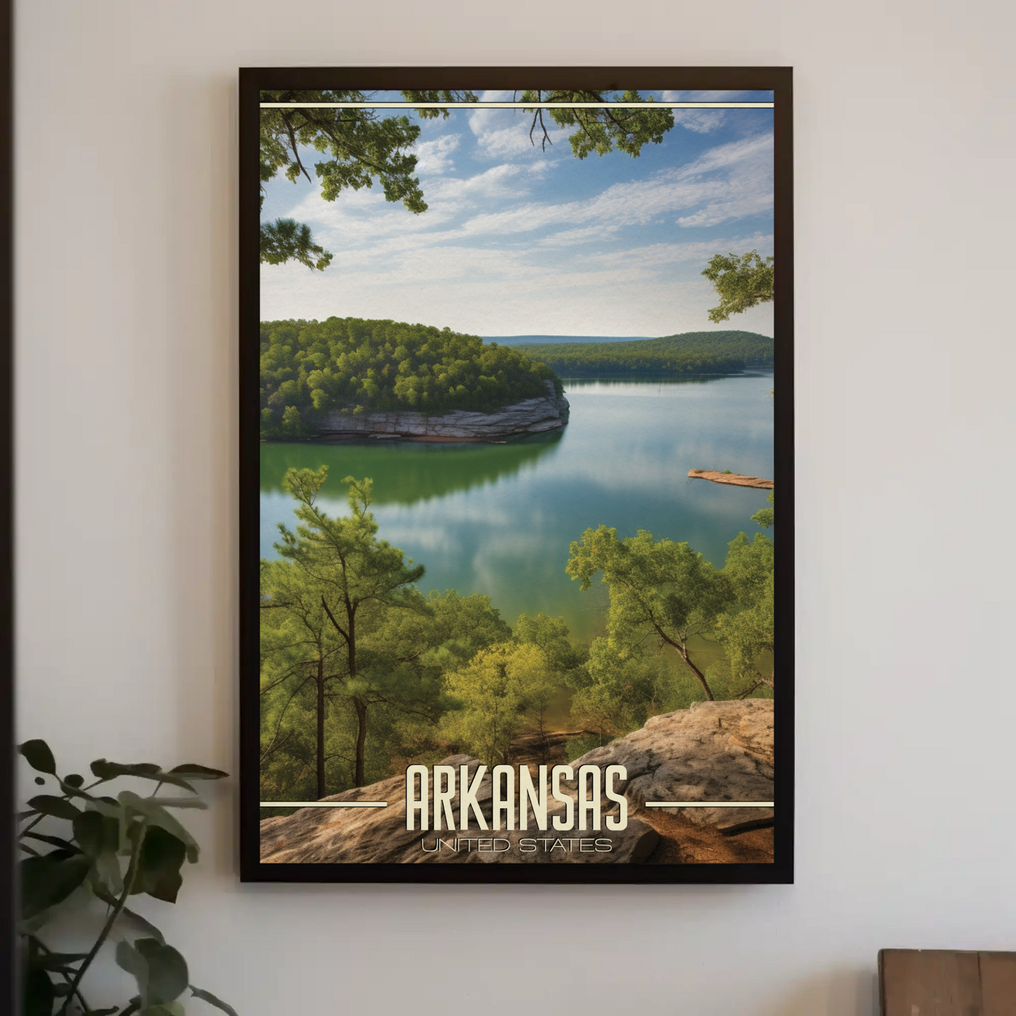 Arkansas Vintage Poster