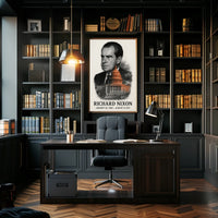 Richard Nixon 37th President of the United States Reflections Poster