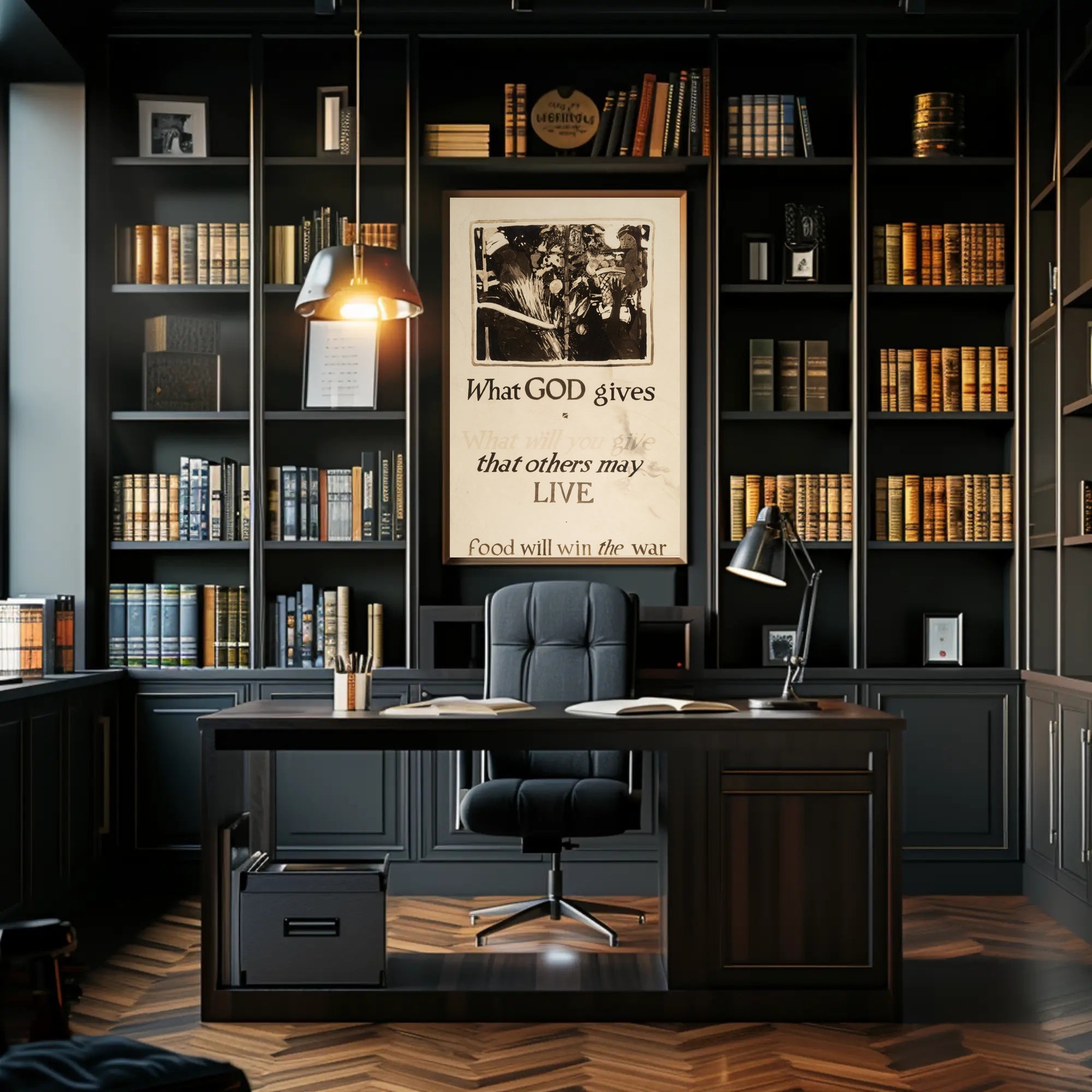 World War I Food Conservation Propaganda Poster PosterGoat